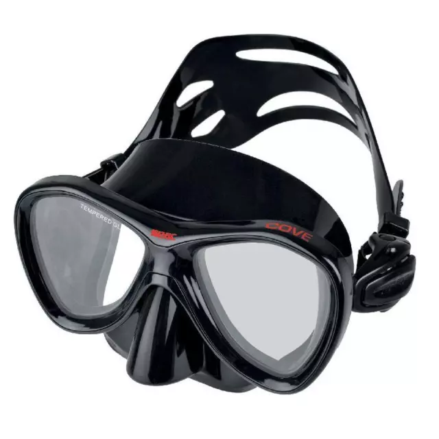 Maschera Subacquea Seac Sub Cove Silicone Black Pesca Apnea Immersioni Snorkelin