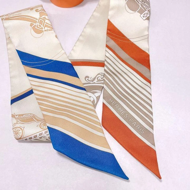 Hermes Twilly Scarf Ex Libris Silk