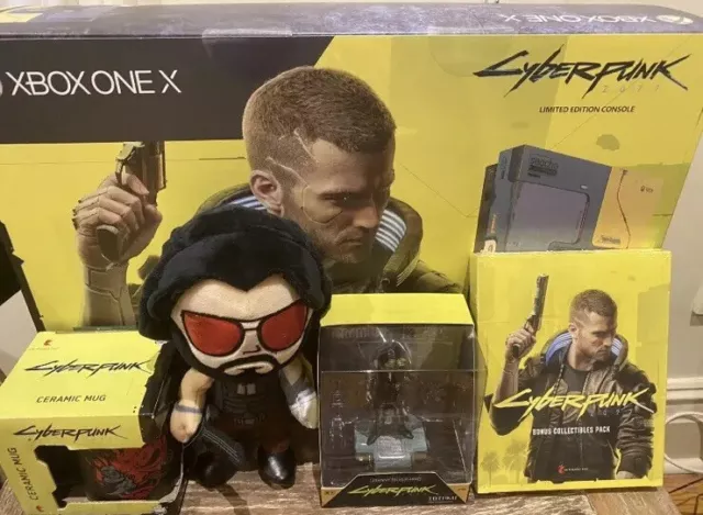 Cyberpunk 2077 Limited Collectors Edition Xbox One X 1TB Console FACTORY SEALED! Cyberpunk 2077 Limited Collectors Edition Xbox One X 1TB Console FACTORY SEALED!