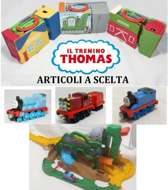 Trenino Thomas Mattel Fisher Price Valigette Box di Gioco con Trenini A SCELTA