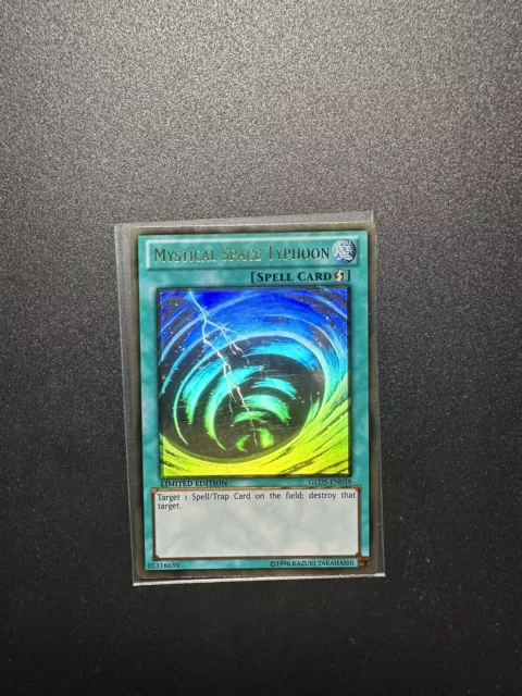 Yugioh - Mystical Space Typhoon - GLD5-EN038  Ghost/Gold Rare - Limited Ed - LP