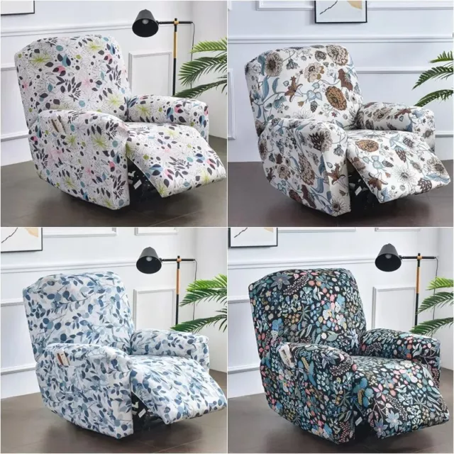 Pastoral Style Spandex Recliner Sofa Cover for Modern Chair Relax Armchair Cover