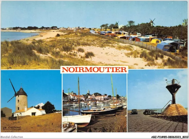 ABZP11-85-0960 - ILE DE NOIRMOUTIER - La plage et le camping
