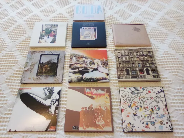 Led Zeppelin COMPLETE Vinyl Replica CD Collection - GREAT Condition Early 2000s
