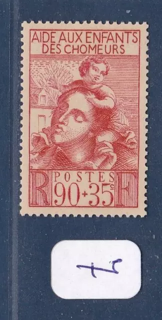 Timbre France Neuf 1939 Enfants Des Chomeurs N° 428-N**Tb-Voir Scan R/V-Z249