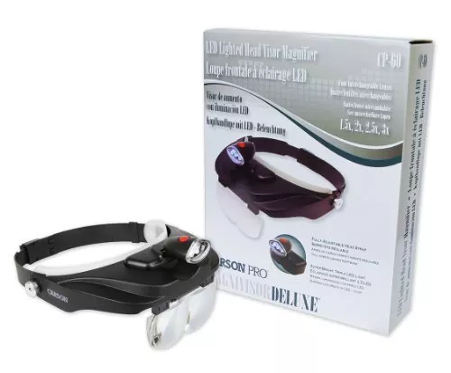 Carson Optical Pro Series MagniVisor Deluxe Head-Worn LED Lighted Magnifier w... 2