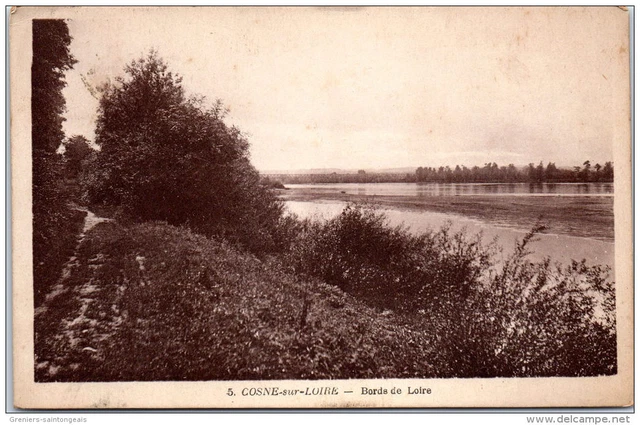 58 COSNE SUR LOIRE - bords de la loire