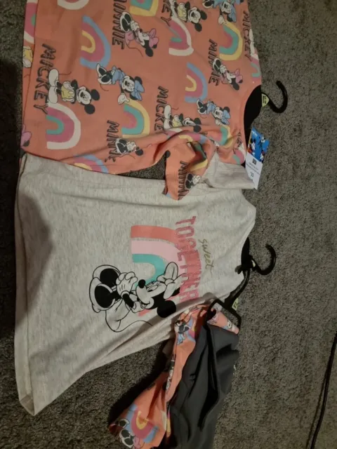 12- 18 Months Baby Girl Minnie Mouse Top And Leggings Bundle