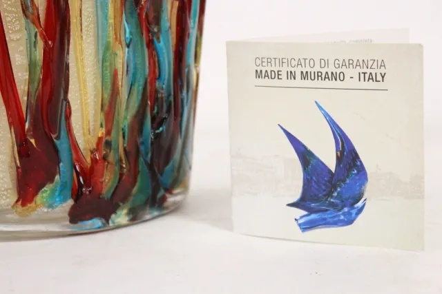 Favoloso vaso vetro di Murano / glass / originale Venezia / Venice / beige / ITA 2