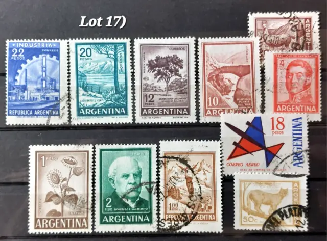 Argentinien Argentina Südamerika Lot Sammlung Posten Briefmarken Stamp Sello