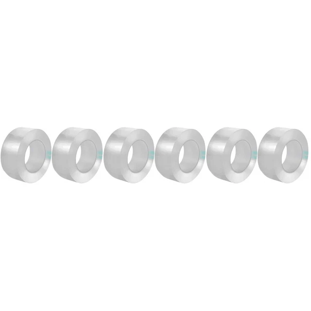 6 Rolls Clear Caulk Tapes Self Adhesive Tapes Sealing Strip Tapes for Windows