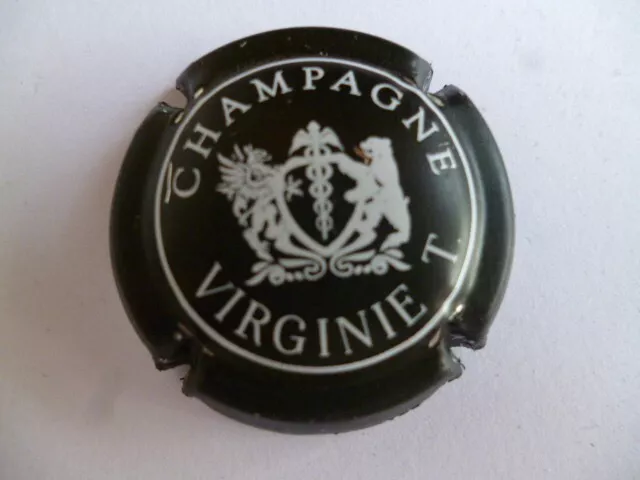 capsule de champagne TAITTINGER, cuvée Virginie, noir mat et blanc , NOUVELLE