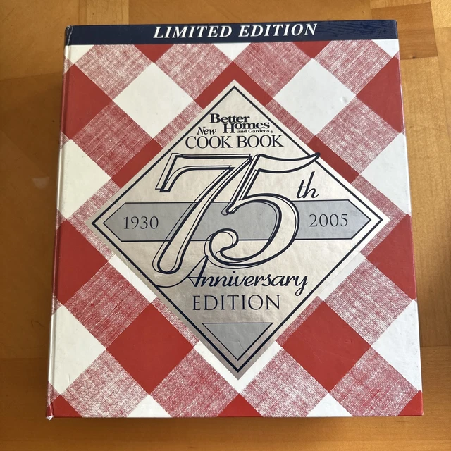 BETTER HOMES AND Gardens Cookbook 75th Anniversary Limited Edition 5