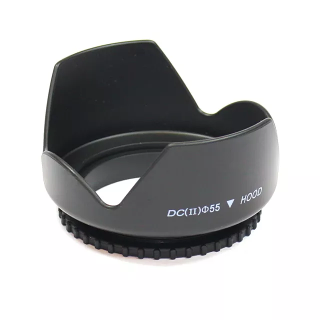 Ø 55mm Sonnenblende für Sony FE 28-70mm F3.5-5.6 OSS (SEL2870) Störlichtblende