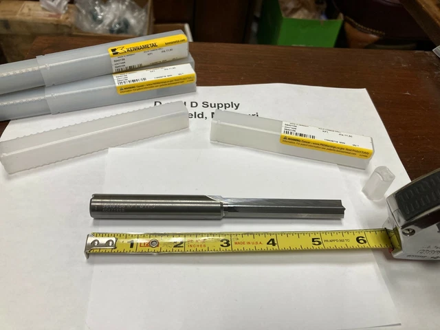 Kennametal 11.5-14mm, Solid Carbide Coolant Fed Step Drill Bit, 2 Straight Flute