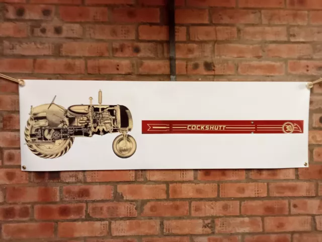 COCKSHUTT  30 TRACTOR  1  large pvc WORK SHOP BANNER