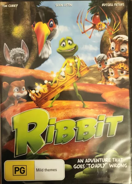 RIBBIT (DVD) TIM Curry / Sean Astin - Region 4 - New and Sealed