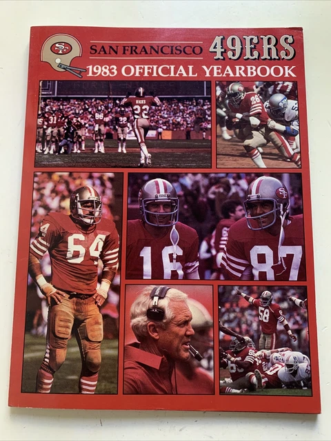 1983 SAN FRANCISCO 49ers Football Yearbook Joe Montana EUR 8,74