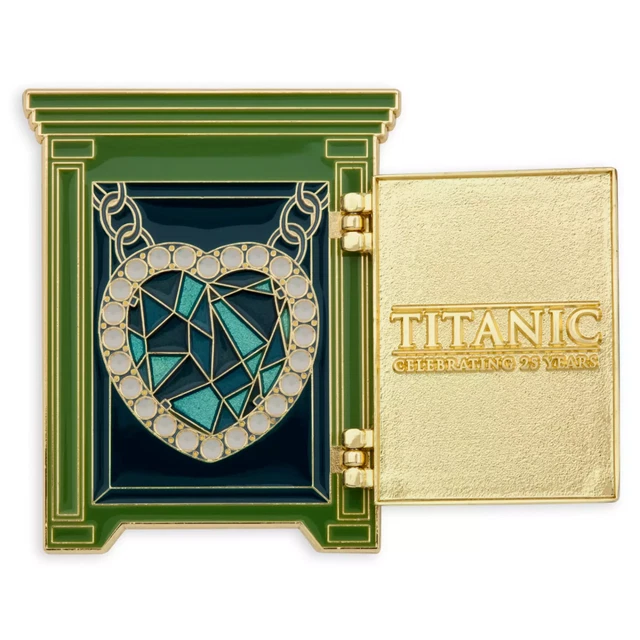 Disney Titanic 25th Anniversary Heart of the Ocean Pin Trading Limited Release
