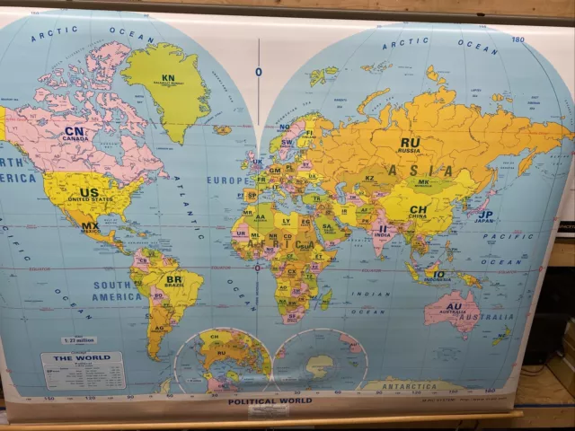 Concept Classroom  School Map # 830-50 Political World    SM-05