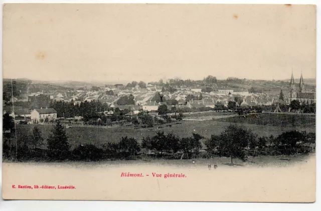 BLAMONT - Meurthe et Moselle - CPA 54 - vue generale