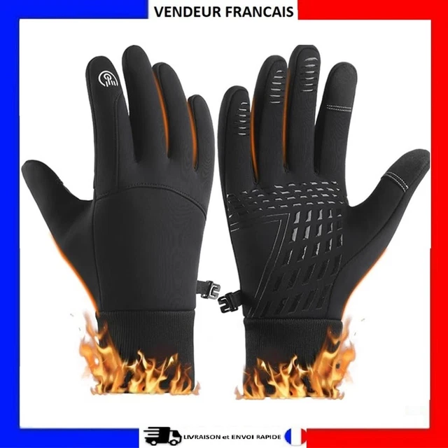 Gants D'hiver Tactiles Unisexe - Pour Ski, Snowboard, Vélo, Randonnée, Coupe-vent, Doublure Chaude