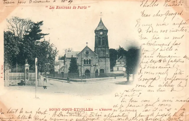 CPA 91 - SOISY SOUS ETIOLLES (Essonne) - L'Eglise