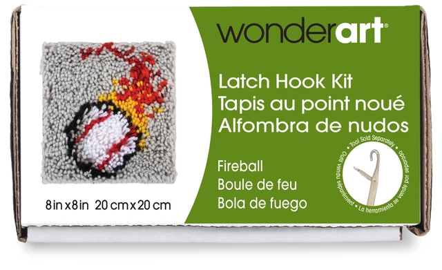 Kit de gancho de pestillo Wondert 8""X8""-Bola de fuego -426906