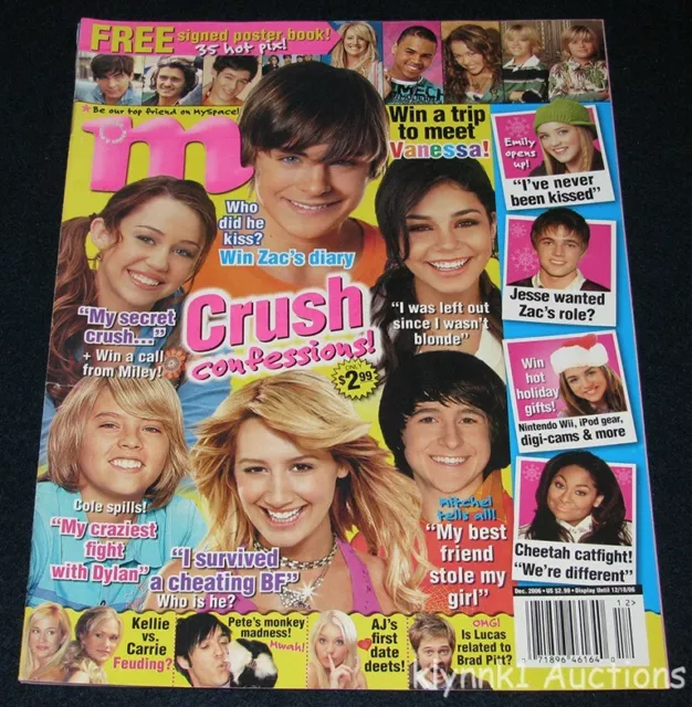 M Magazine December 2006 Dylan & Cole  Jesse McCartney Ashley Tisdale Zac Efron