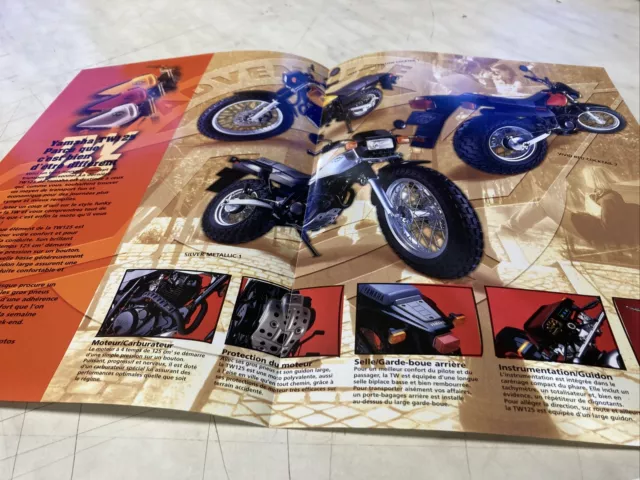 Yamaha TW125 125 TW brochure de vente catalogue prospectus publicité 2