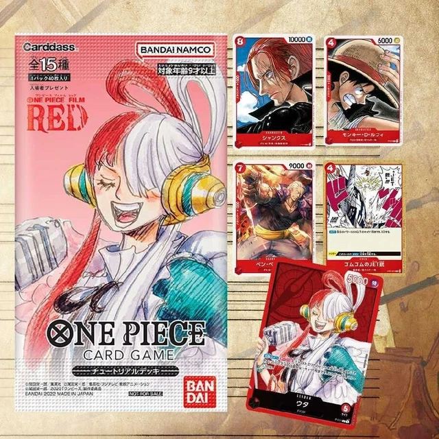 ONE PIECE CARD Game Tutorial Deck FILM RED Admission Benefit 2 TCG
