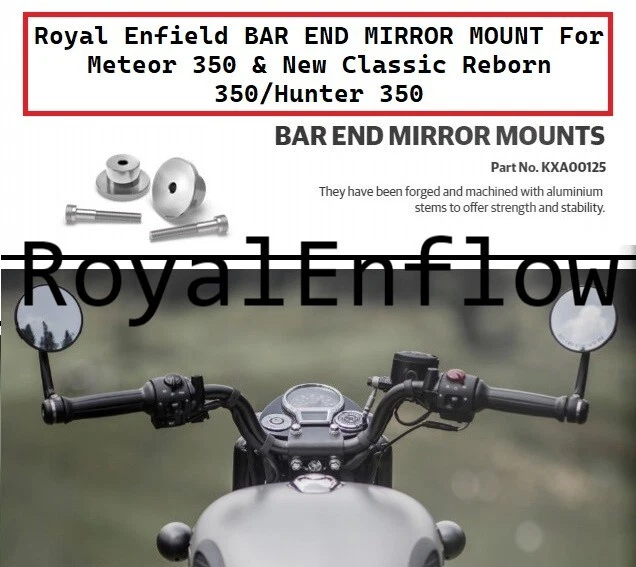 royal enfield classic 500 bar end mirrors