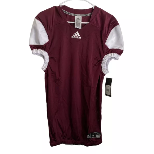 Adidas Techfit Hyped Football Jersey Maroon/White Size M AZ9274 Press Coverage