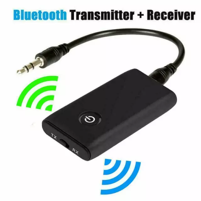 Bluetooth 50 2in1 Adapter Transmit Receive Wireless Audio with 35mm F3 X6R7