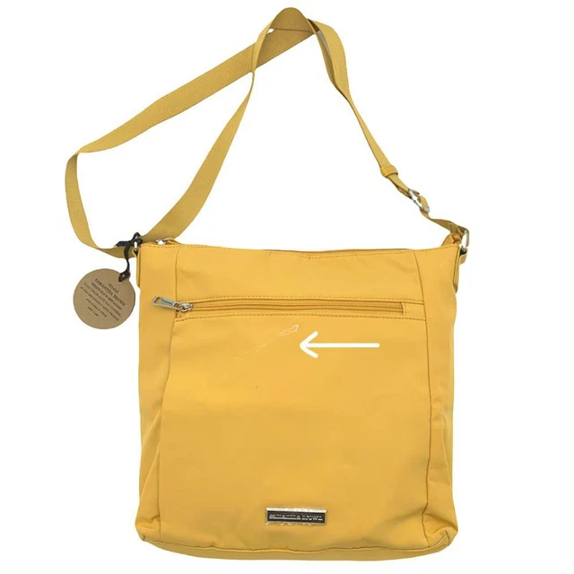 Samantha Brown To-Go Zip-Front Crossbody Yellow B