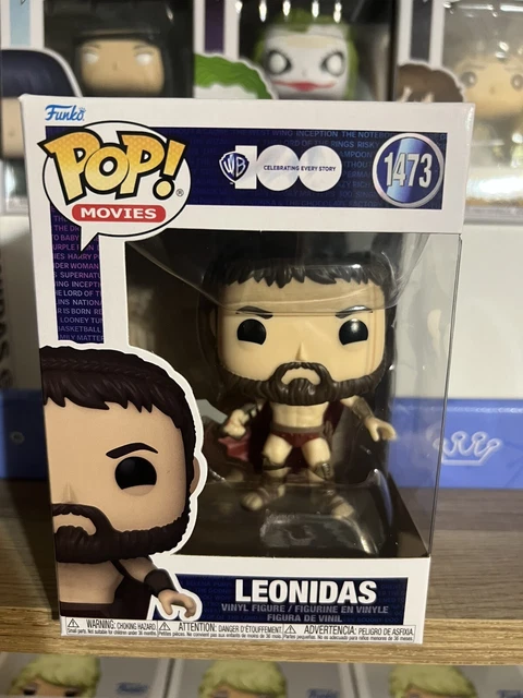 Funko POP! Movies WB 100 300 Leonidas #1473 Vinyl Figure Spartan Ships Same Day