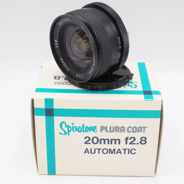 Spiratone Plura-coat 20mm f/2.8 Ultra-wide-angle Lens for Minolta MD Camera