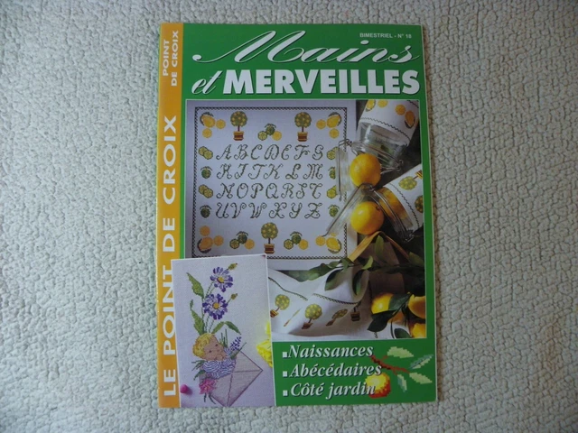 Kit Point De Croix « Mains Et Merveilles » - Hors-série 6 Grilles Géantes - Neuf - Loisir Créatif