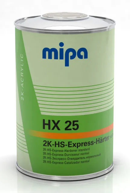 Mipa 2K-HX-Härter HX 25 - 1 Liter, Autolack, Decklack, Klarlack