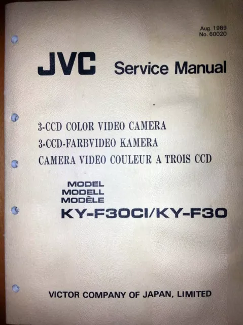 JVC KY-F30CI Service Manual