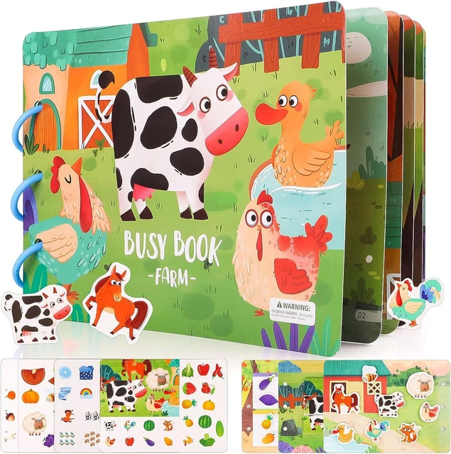 Montessori Quiet Book for Toddlers Montessori Busy Book Preschool Educational