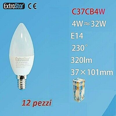 Set 12 Pièces Ampoules Lampes Extrastar G45CA8W LED E27 8W 640lm Lampe Chaud Sus 