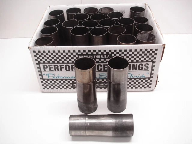 25 NASCAR STAINLESS STEEL HEADER Y PIPE TO COLLECTOR 2.250" EXTENSION TUBES x 7"