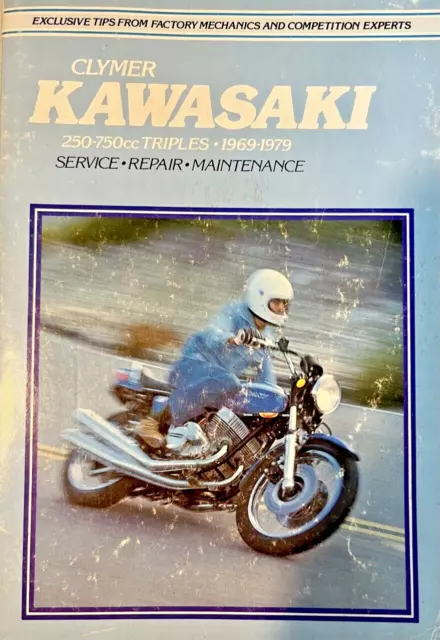Clymer Kawasaki 1969-79 250-750CC Triples / Service, Repair, Maintenance #M353