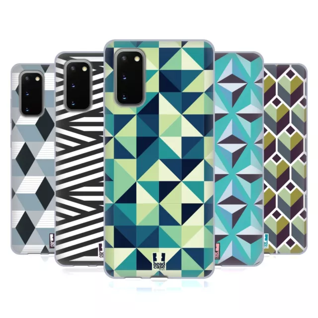 Head Case Designs Optical Geometric Prints Soft Gel Case For Samsung Phones 1