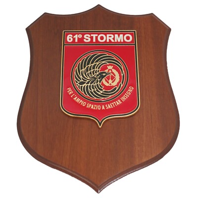 CREST AEREONAUTICA MILITARE 61° STORMO LEQUILE LECCE RARITÀ!!! 