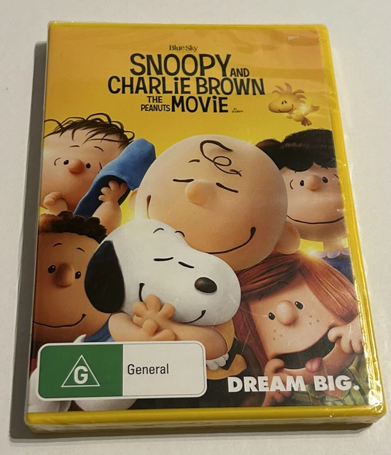 SNOOPY AND CHARLIE Brown The Peanuts Movie DVD Region 4 PAL Brand NEW