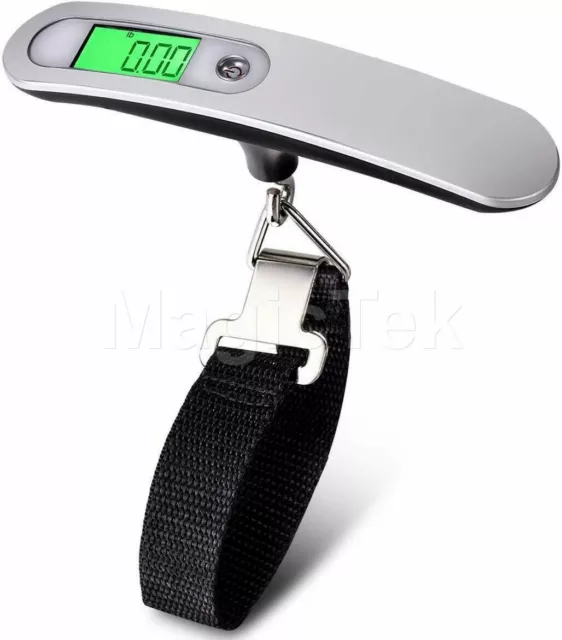 Portable Travel LCD Digital Hanging Luggage Scale Electronic Weight 110lb / 50kg 3