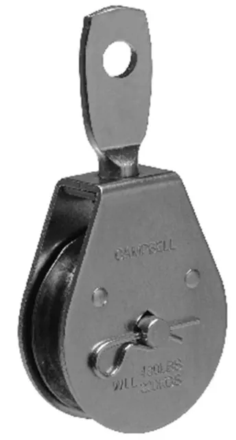 Campbell 2 in. D Zinc Plated Steel Swivel Eye Pulley (Pack of 10)