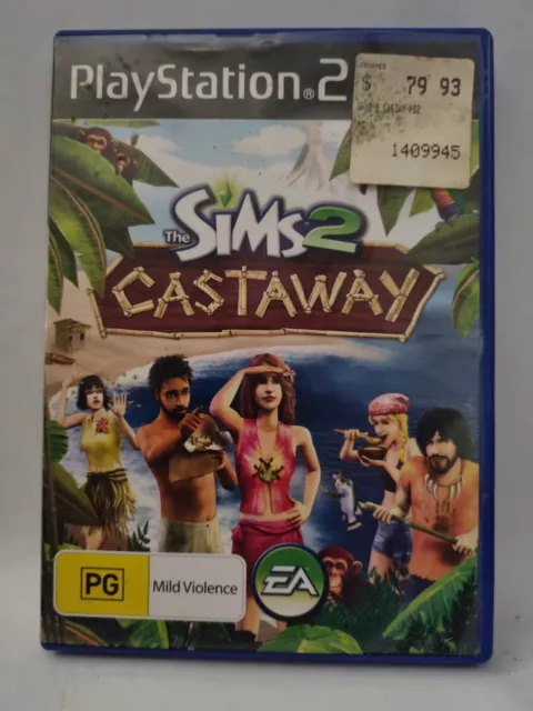 Sims 2 Castaway PS2 Sony PlayStation 2 Instruction Manual Only